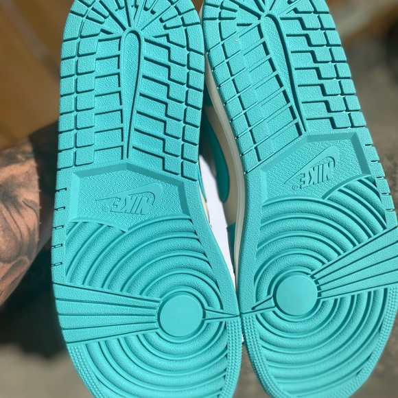 Jordan 1 Low Washed Teal Size 10 Mens VNDS - Picture 4 of 6